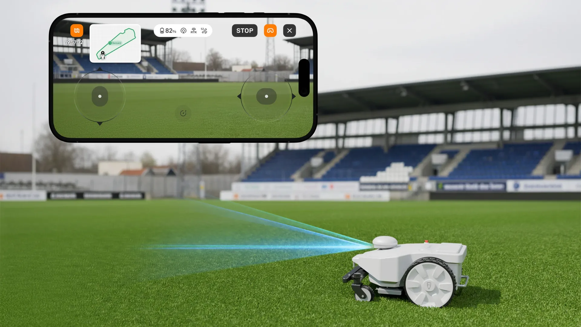 FRX remote app control with live image feed